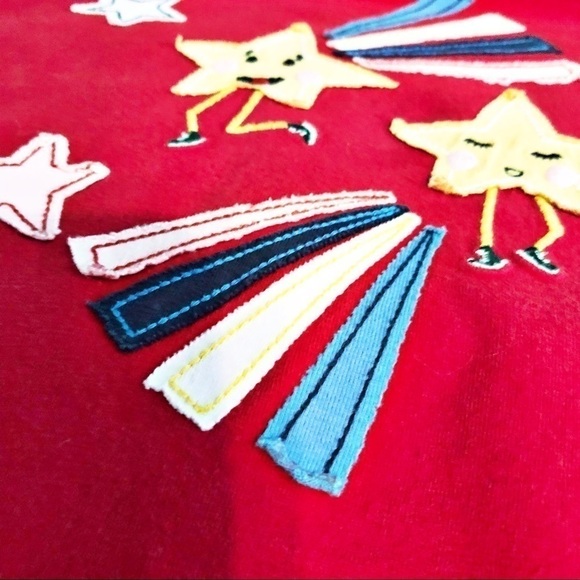 Hanna Andersson Red Stars & Stripes T-Shirt Size 8 (130) - Picture 6 of 10